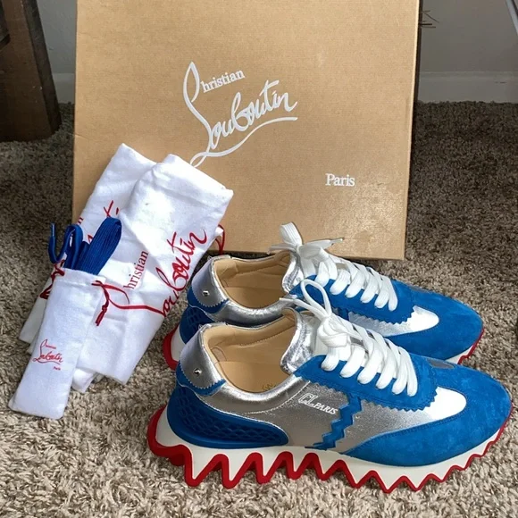 Christian Louboutin Loubishark Spike Sneakers - Picture 7 of 8